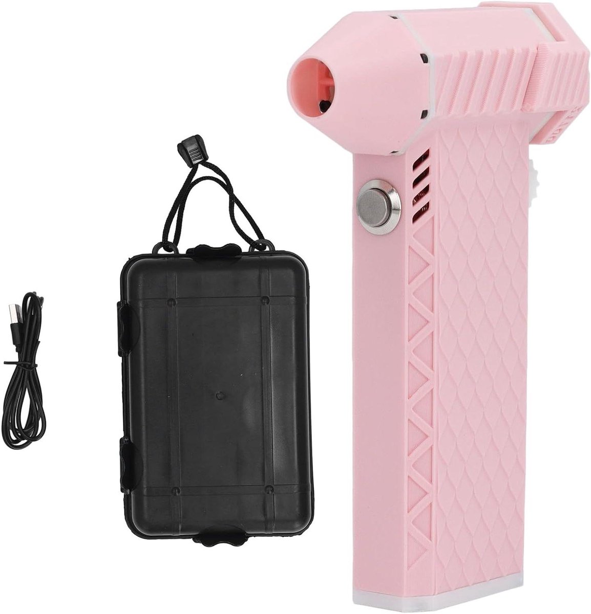 Generic Mini Jet Blower, 110.000 RPM Draadloze Elektrische Luchtstofzuiger met Traploze Snelheidsregeling en 8000mAh Batterij, Draagbare Handblazer voor Schoonmaken, Auto, Toetsenbord,