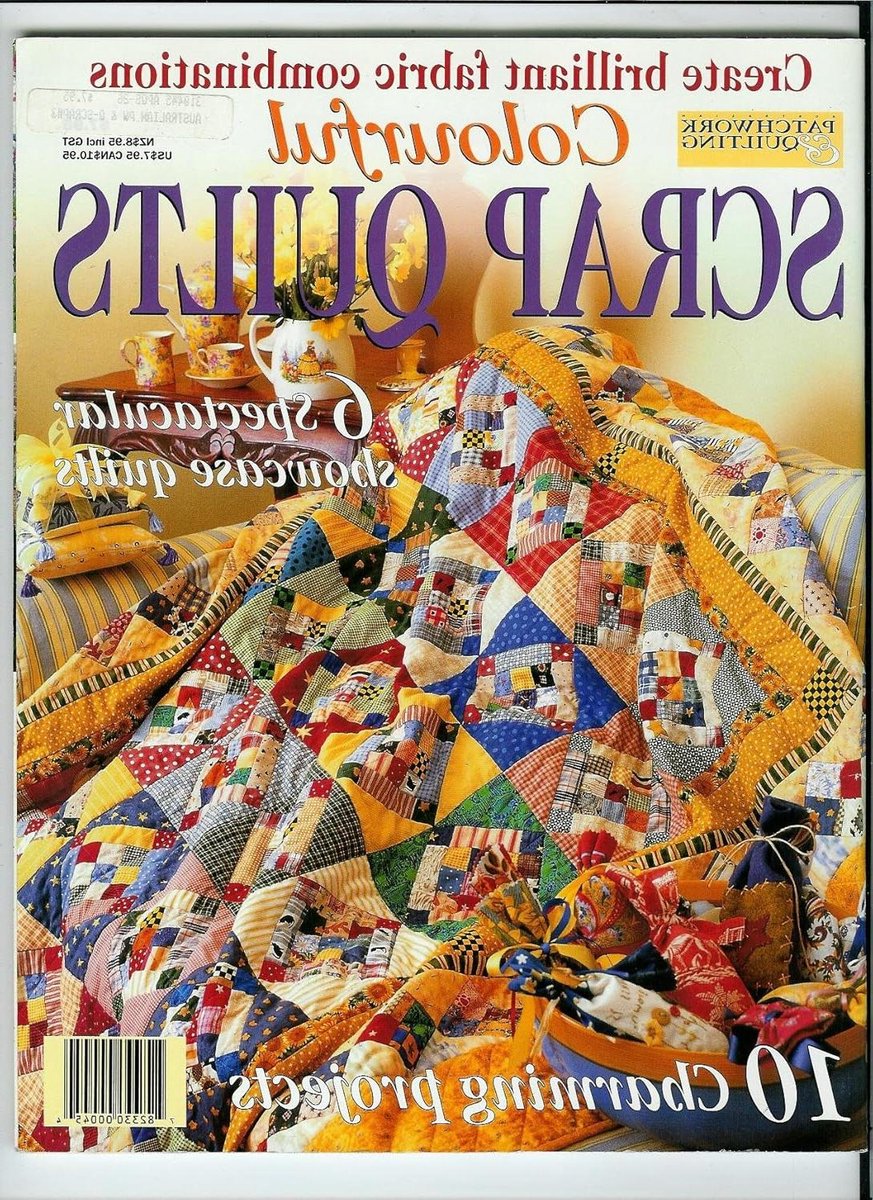 Patchwork Quilting Boek - Quilt Patronen - Hobby Projecten - 10 Charmante Ontwerpen - 1999 Editie - Kleurrijk