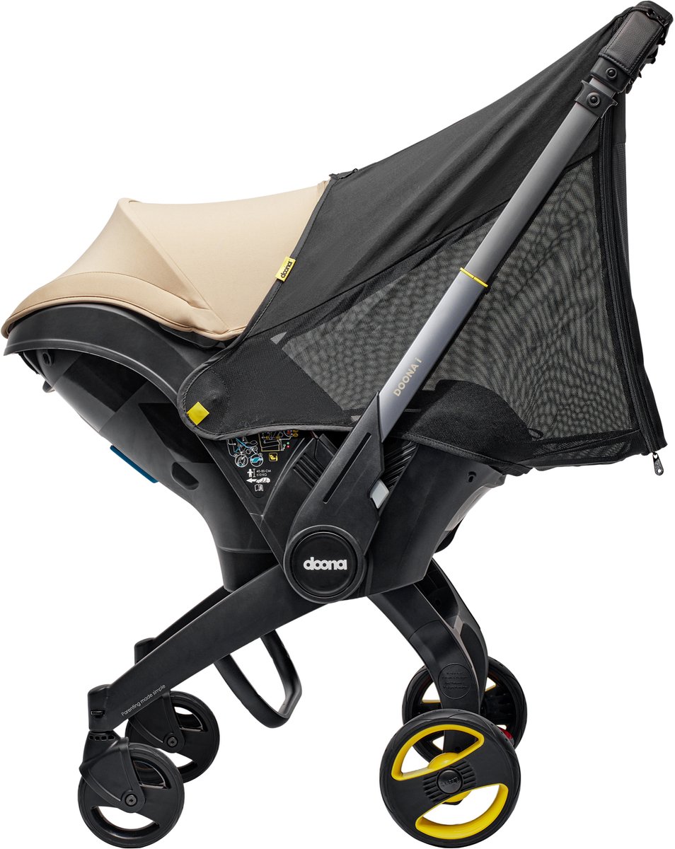 Doona - 360 Protection - Zonnekap en Muskietennet beschermer - Doona autostoel/buggy accessoires