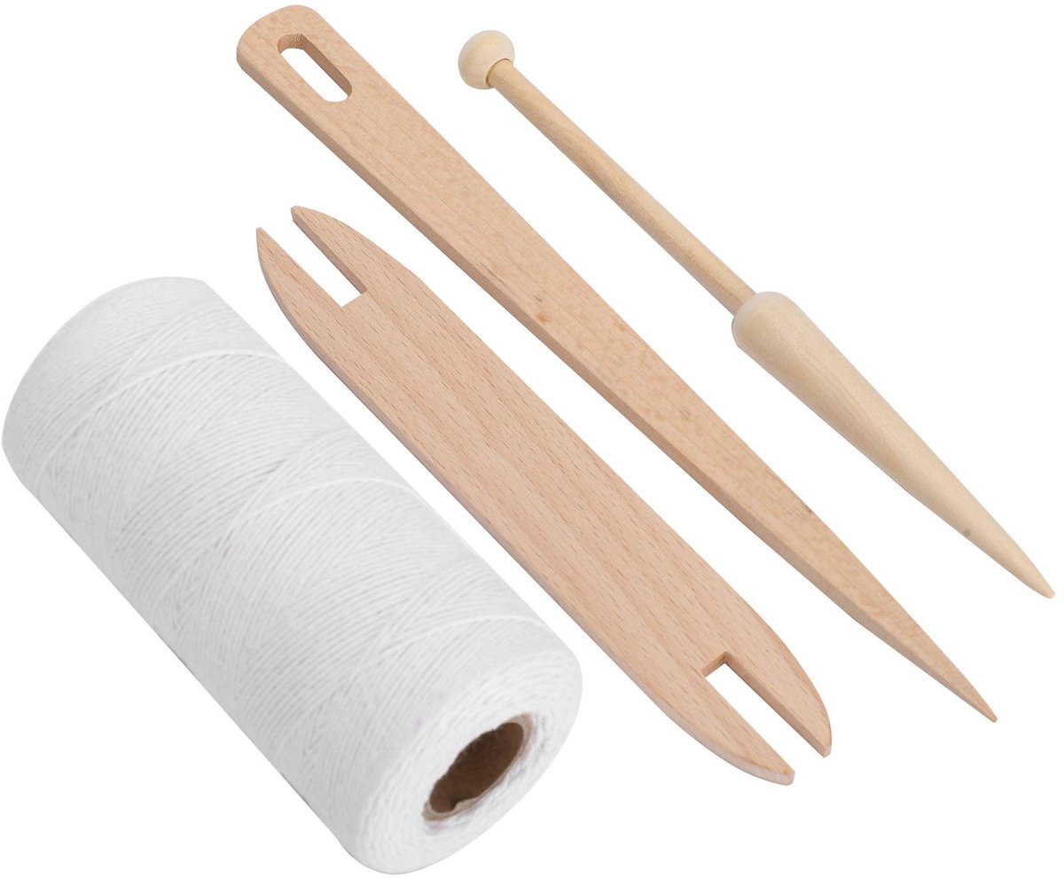 Dailygoods - Innovra - Dailygoody - Loom Warp Katoenen Lint - Sterk en zacht - Zwart - Vloerkleed Webbing - Perfect voor handwerk en creativiteit - Puur katoen