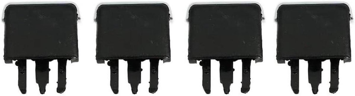 Ventilatieclips - Auto Interieur - Airco Reparatie - Directe Vervanging - 4 Stuks - Zwart