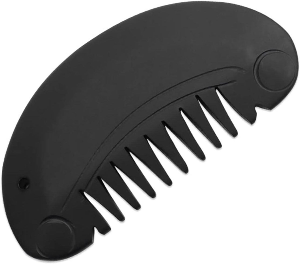 Massage Kam - Gua Sha - Hoofdhuid Ontspanning - Bian Steen Materiaal - 49 x 102 mm - Zwart