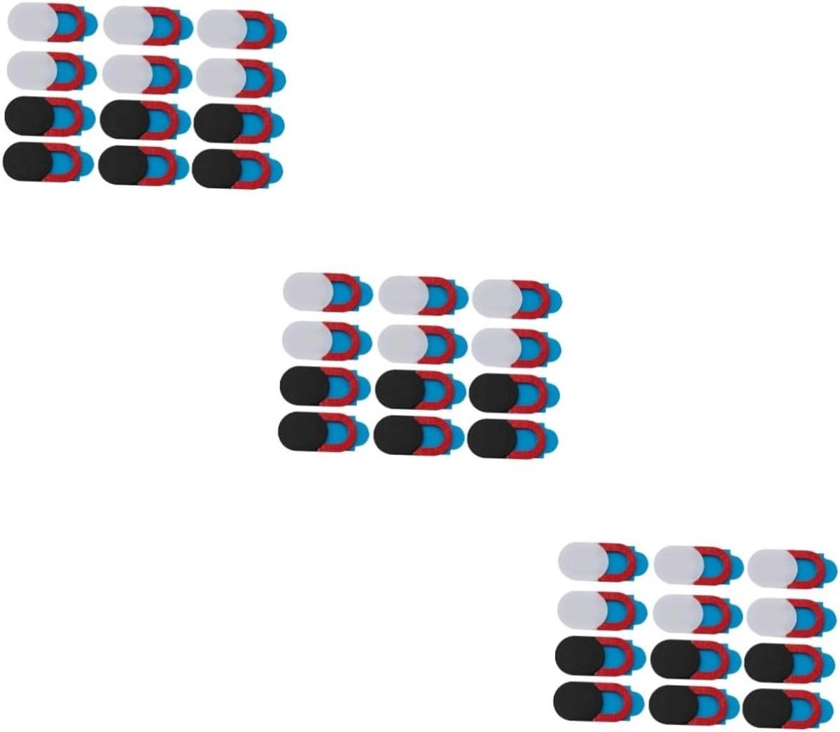 Camerahoezen - Privacy Covers - Privacy Beschermen - Eenvoudig te Gebruiken - 36 Stuks - Wit