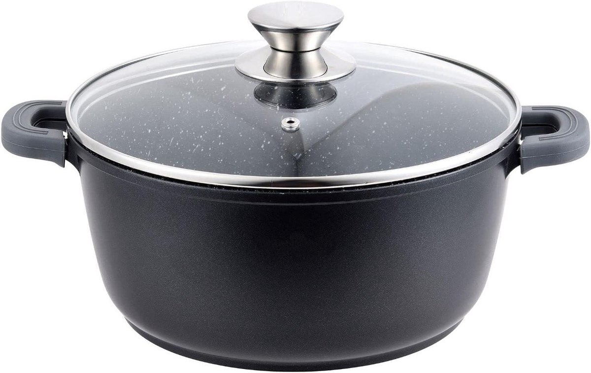 Grote Kookpan - Soeppan Stoofpan - Maaltijden Bereiden - Keramische Coating - 20 Liter 44cm - Design