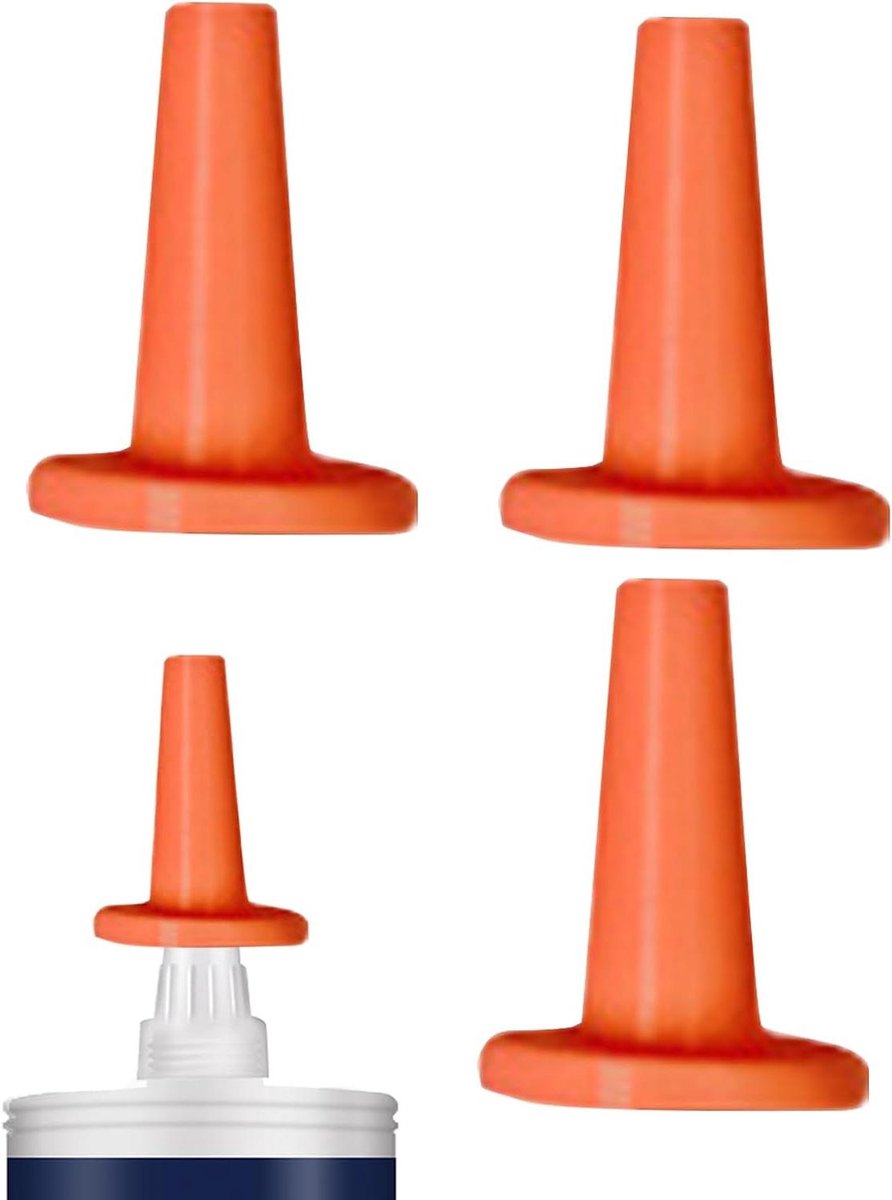 Spuit afdekkingen - Afdichtingsdoppen - Voorkom Lekkage - 3D Gedrukte Set - 3 Delig - Grijs