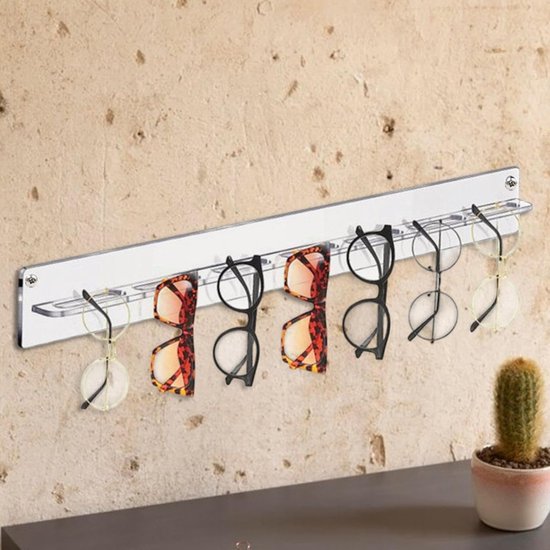 Wandmontage Zonnebrilhouder van Acryl - Praktische Zonnebril Organizer voor Thuis en Winkels van Merkloos — afbeelding 3