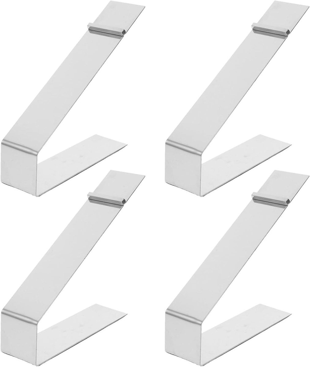 Schoenenstandaard Set - Schoenenrek - Winkelpresentatie - Ruimteoptimalisatie - 4 Stuks - Zilver