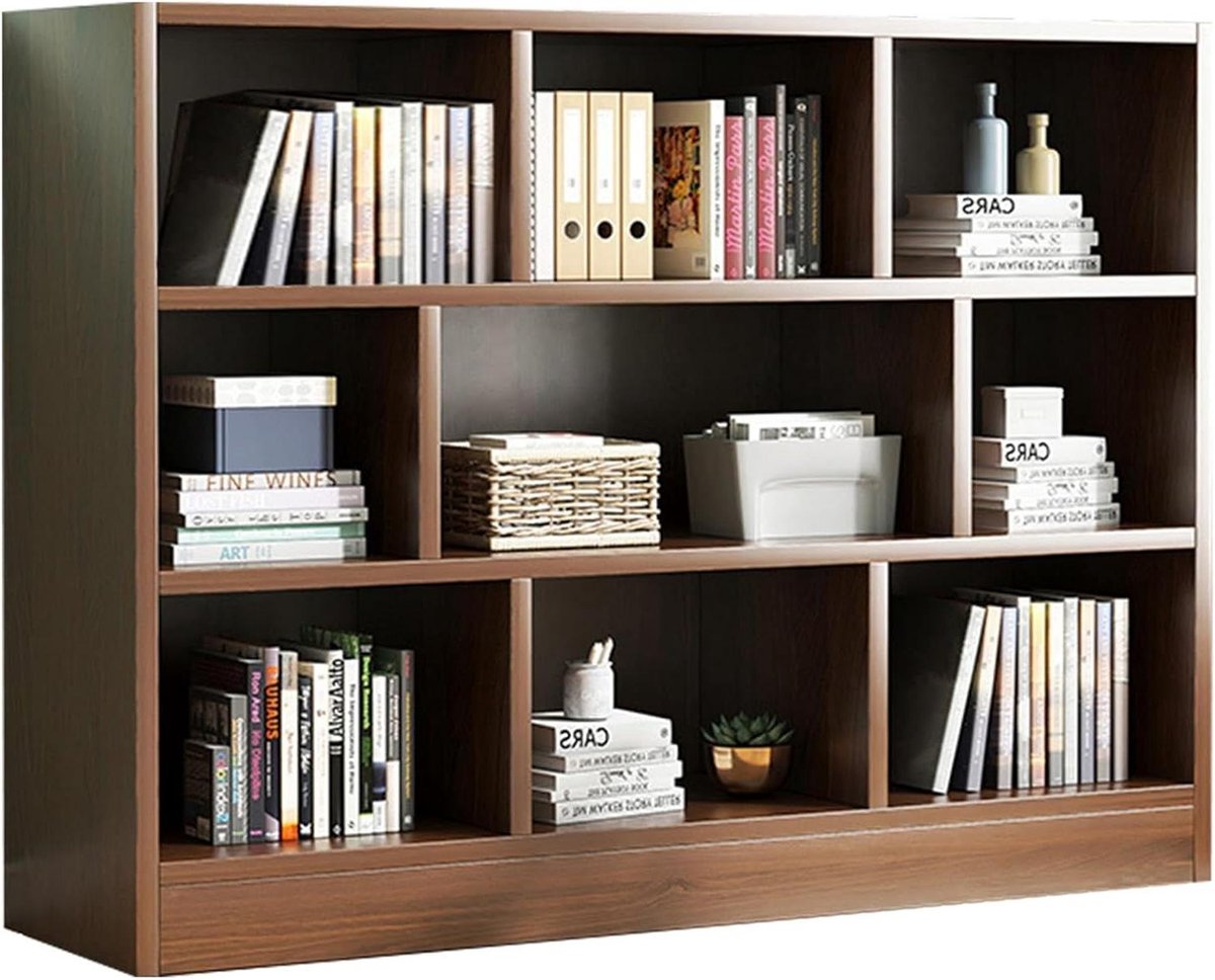 Open Boekenplank - Opbergkast Kubus - Woonkamer Organiseren - 8 Open Vakken - 120x100cm -