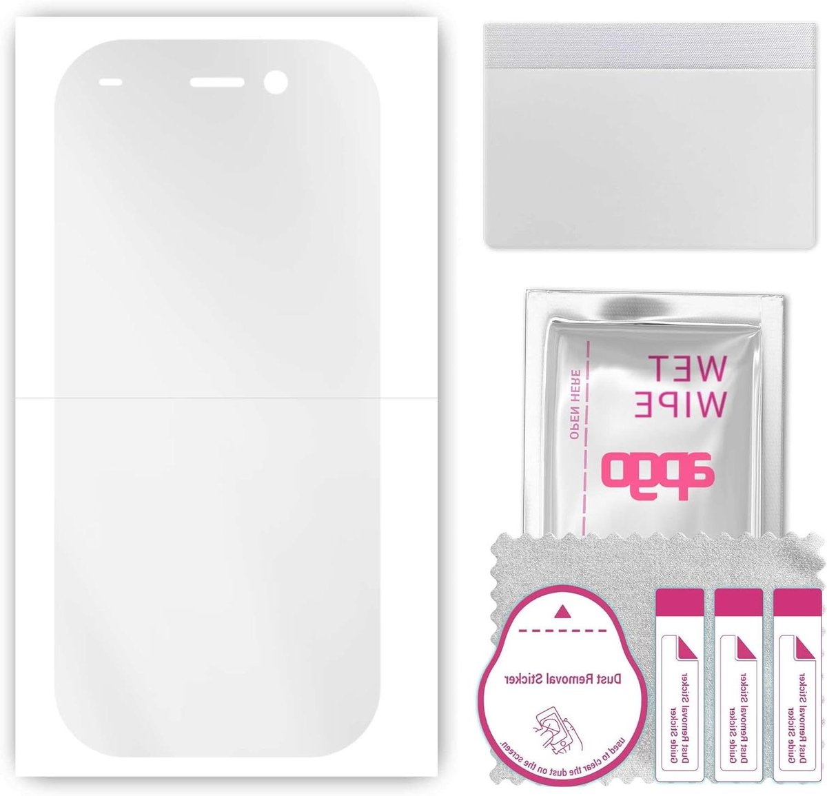 Screen Protector - Hydrogel Film - Scherm Beschermen - Zelfherstellend - 1 Stuk - Transparant