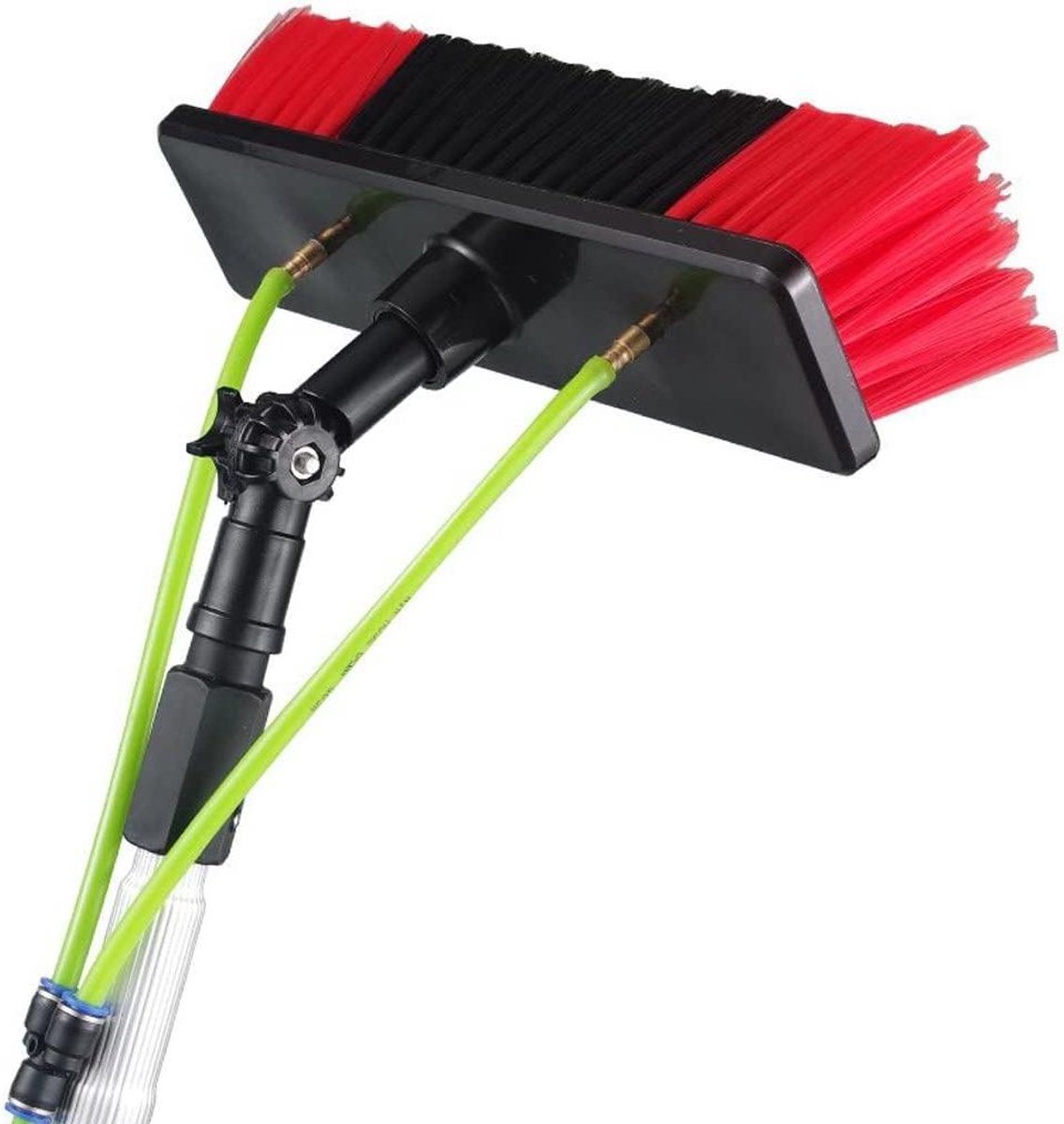 Raamwisser Set - Glasreiniger Telescoop - Hoge Ramen Wassen - Watertoevoer Functie - Tot 12 Meter - Grijs