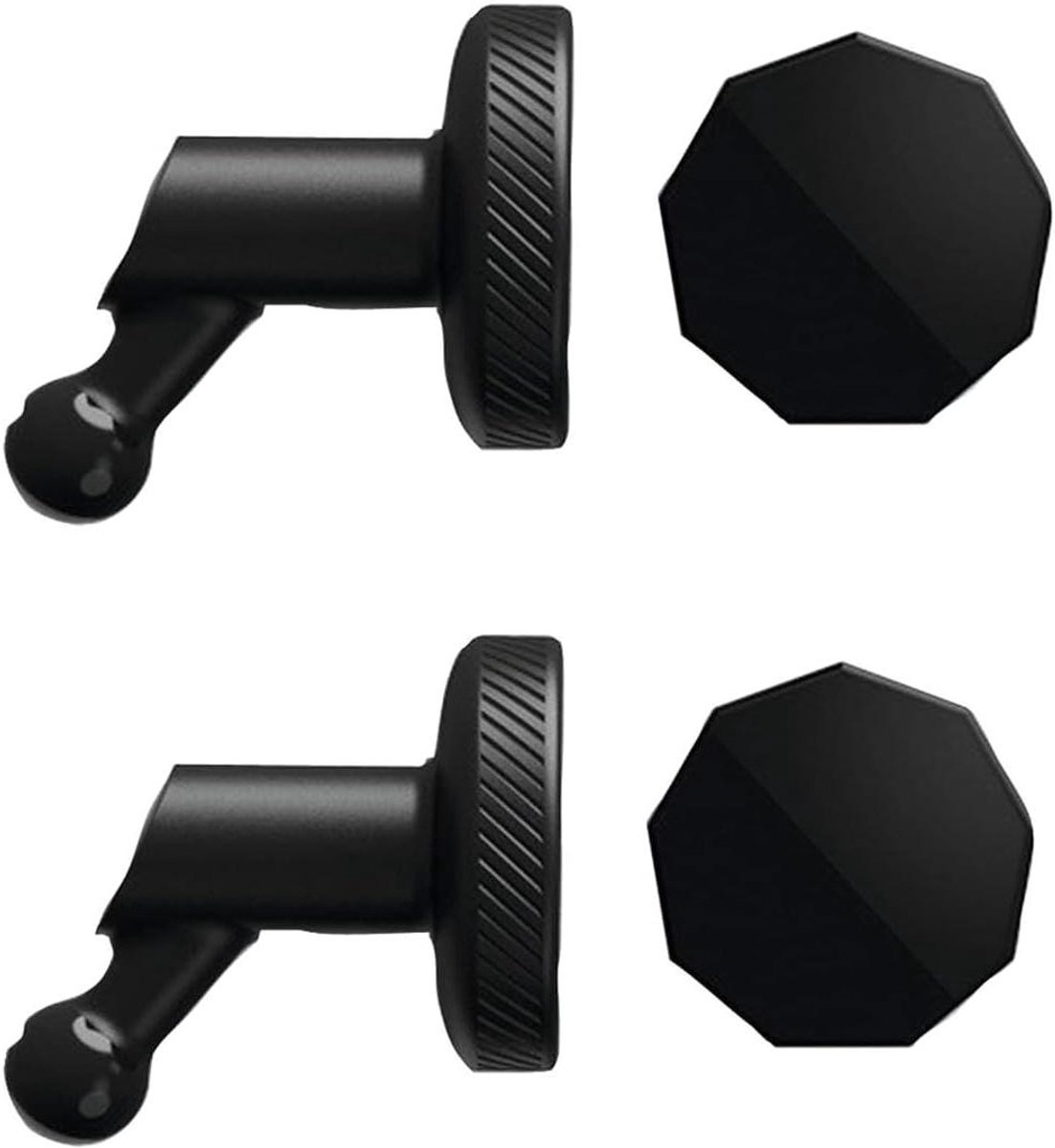 Camera Mount - Dashboard Houder - Veilige Bevestiging - 360 Graden Rotatie - 2 Stuks - Zwart