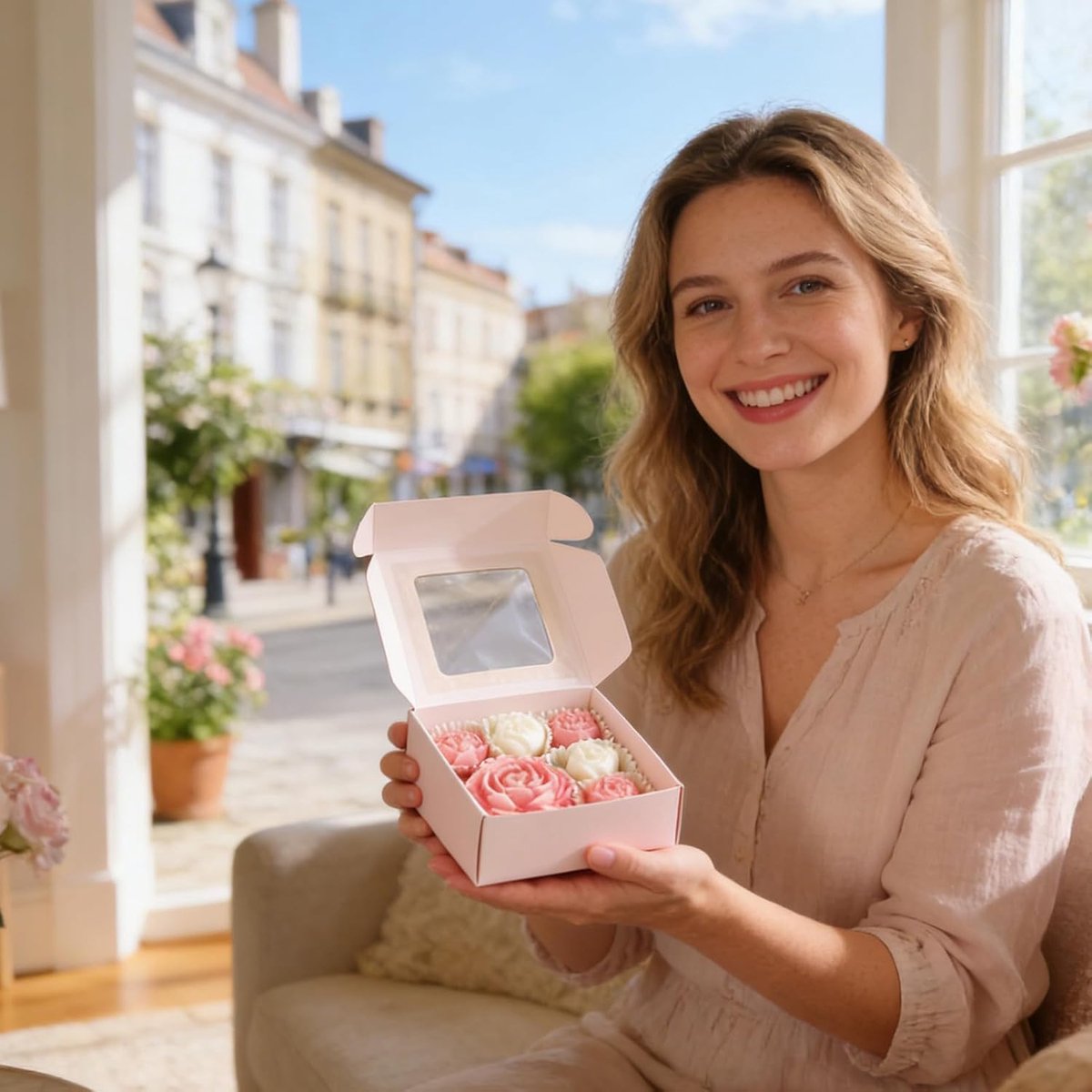 Aromatherapie Kaars Set - Geurkaarsen Botanisch - Romantische Sfeer Creëren - Natuurlijke Sojawas - 6 stuks - Rozengeur — cadeau in Wonen & Interieur - foto 8
