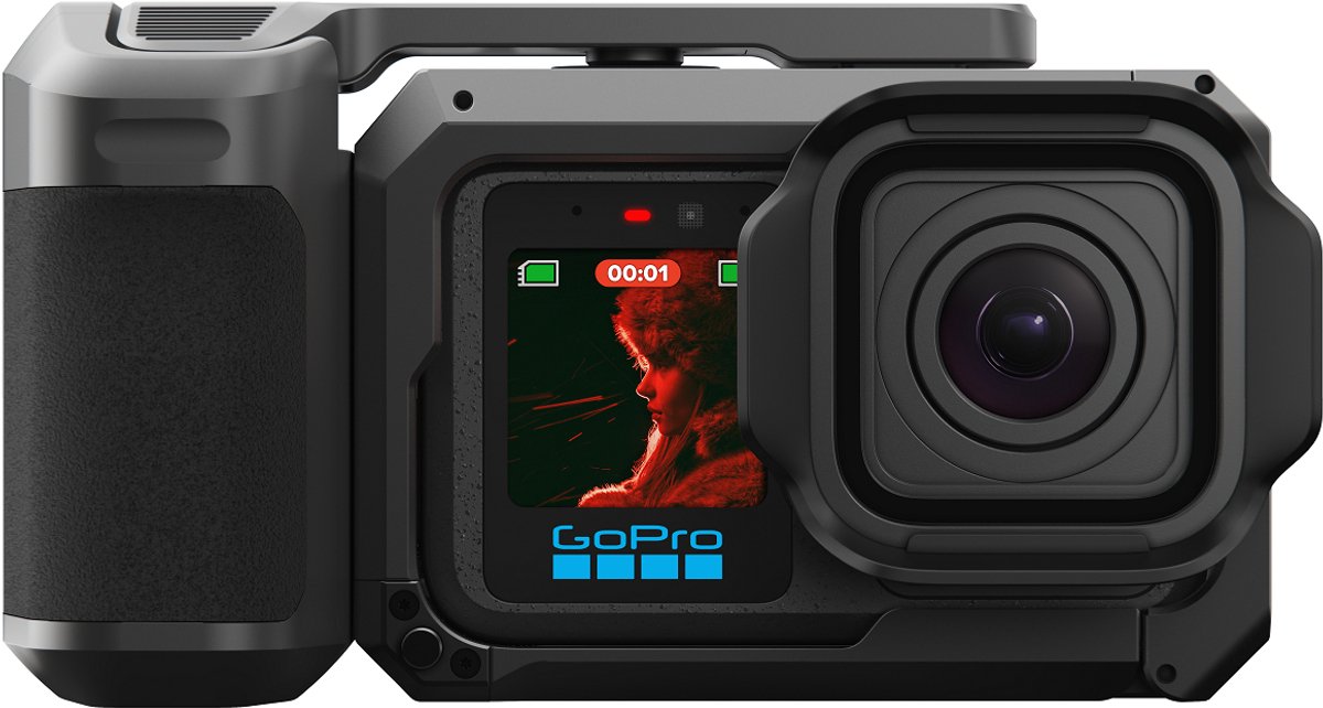 GoPro MISSION 1 PRO Grip Edition Action Camera - 8K60 Actioncam - 1 inch Sensor - 50MP - Point-and-Shoot Grip Action Camera - Enduro 2