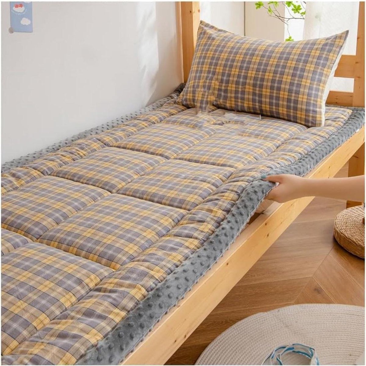 Japanse vloermatras - Oprolmat futon - Gast slapen - Opvouwbaar ontwerp - 180 x 200 cm - Niet gespecificeerd