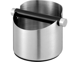 SHINEOFI Espresso Klopbak 1 Stuk Roestvrijstalen Koffiedikbak Met Antislipmat Aan De Onderkant - Uitneembare Klopbalk Espresso-Emmer