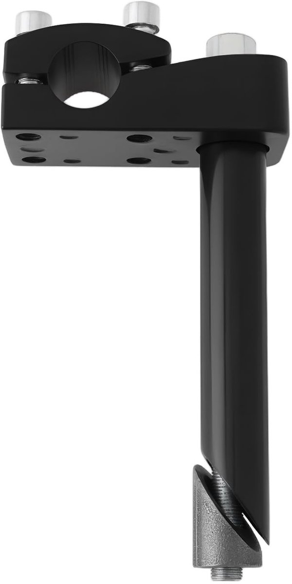 Dailygoods- Stuurpen 150 mm - Staal - 21,1 mm Insertion - Stuurklem 22,2 mm - Compatibel met Gyro-systeem - Duurzaam en schokbestendig - BMX Stuur