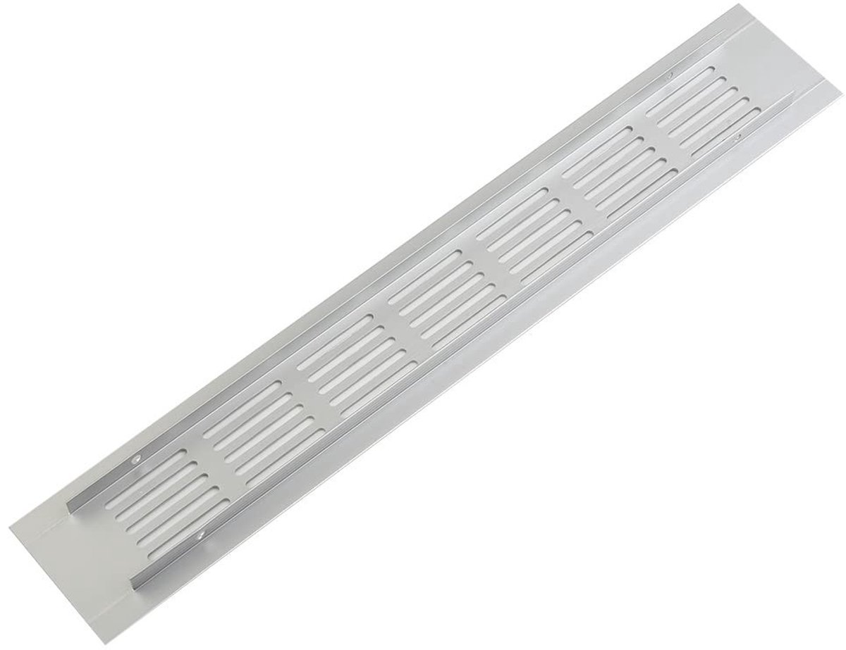 Cosensi- Ventilatierooster Zilver - Aluminiumlegering - Corrosiebestendig - Waterdicht - Eenvoudig te installeren - 50x150mm/50x200mm - Luchtrooster