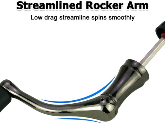 Cosensi- Vissen Handvat Volledig Metalen - Vissen Swivel Reel - Rocker Grip - Compatibel met Vismolens - Diverse Maten - Schacht met Perfecte Pasvorm - Visreel van Cosensi — afbeelding 4
