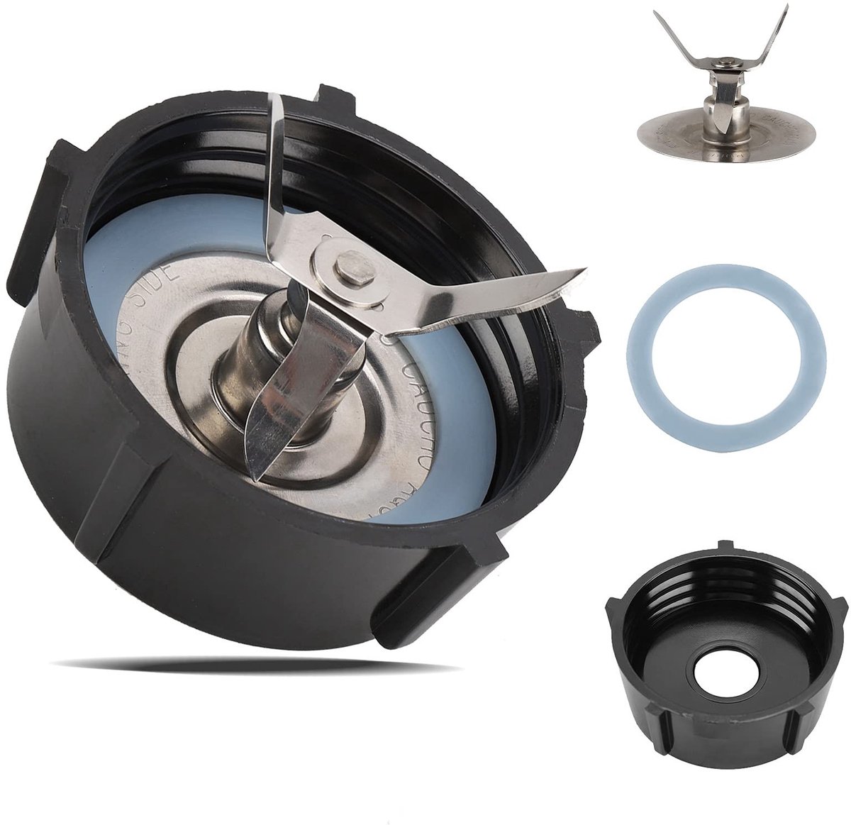NTH products- Sapcentrifuge Messen Roestvrij Staal - Vervangende Messen - Reserveonderdelen - Blender Basis - Afdichtring - Herbruikbaar en Eenvoudig te Reinigen