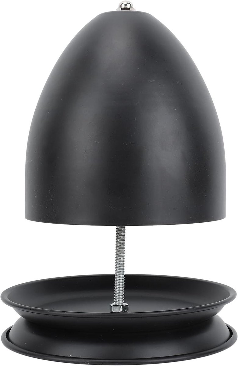 Theelichtkaarsverwarmer - Theelichtoven Kaarsen - Sfeer Creëren - Efficiënte Verwarming - 27 x 18 cm - Zwart