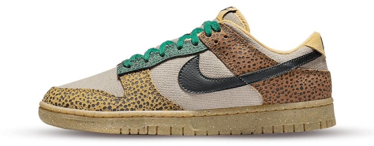 Nike Dunk Low Safari Golden Moss Bruin