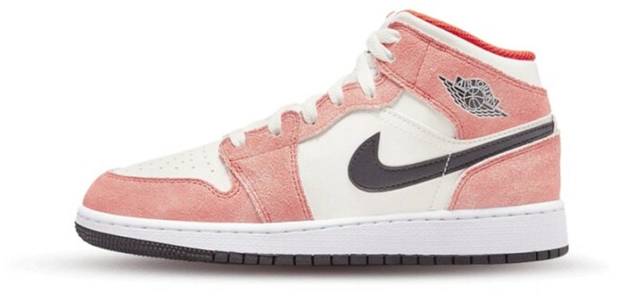 Nike Air Jordan 1 Mid SE GS Suede DV1336-800 EUR Oranje