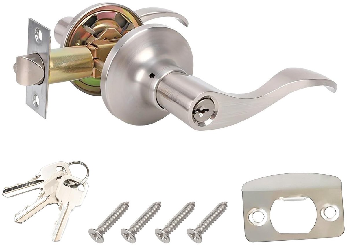 Dailygoods- Deurslot Hoogwaardige Veiligheid - Deurknop - Deurklink - Vergrendeling - Binnendeur - Aluminium Legering - Corrosiebestendig - Deurgreep