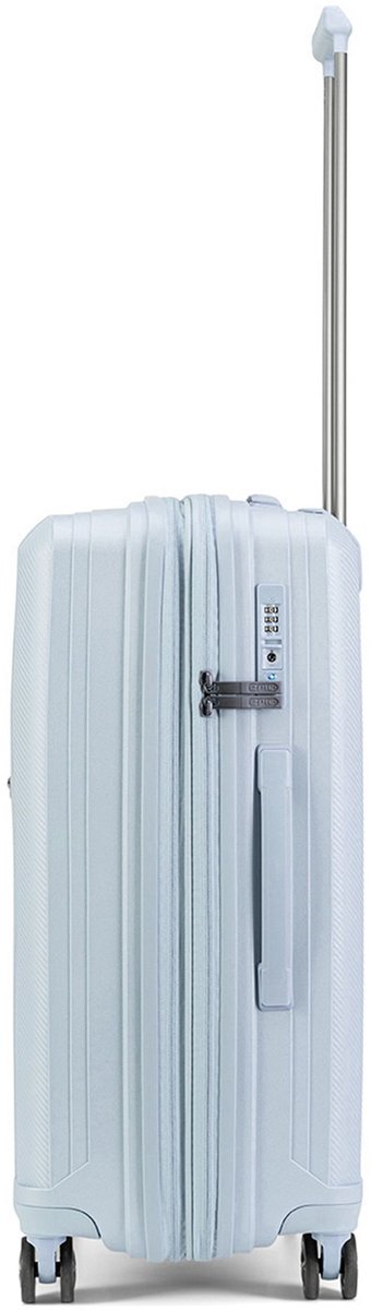 Epic Anthem 4 wielen Trolley 66 cm met uitbreidingsplooi - Harde bagage - TSA slot - pearl blue