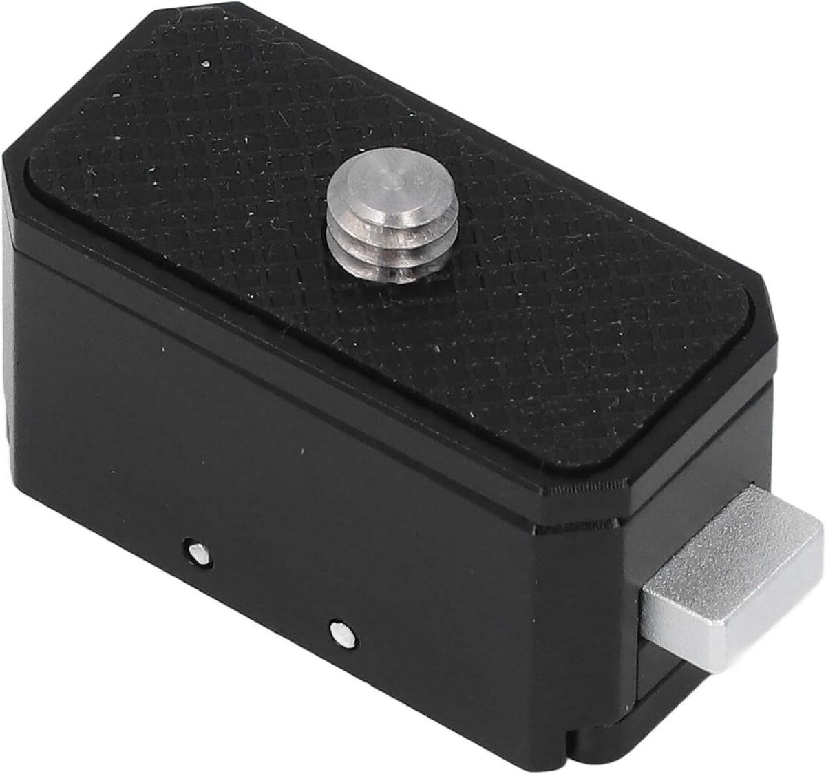 Aluminium Quick Release Plate met Antislip Pad en 1/4 Inch Schroefbevestiging voor Actiecamera's en Stabilizers