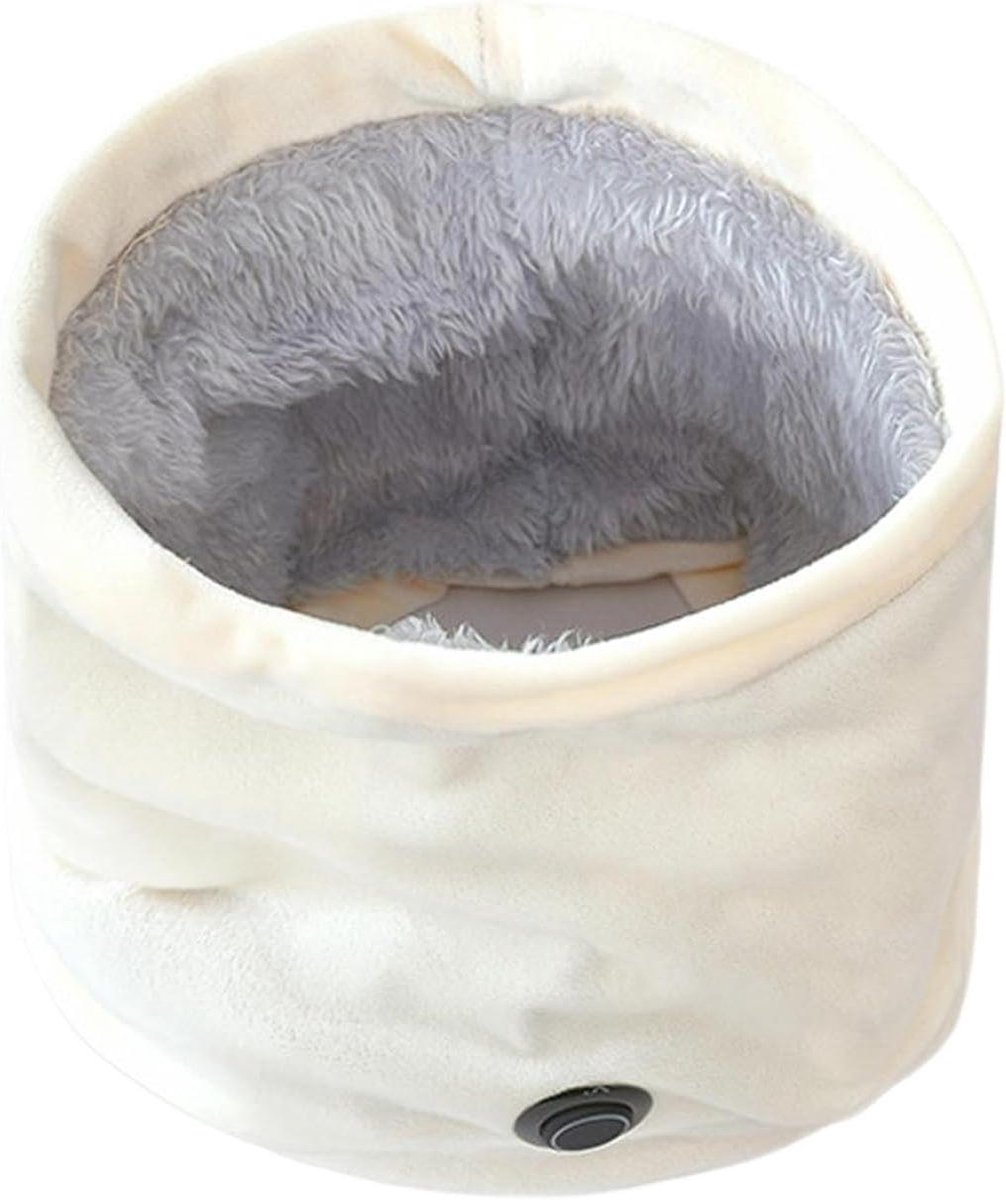 Verwarmde Sjaal - Nekwarmer - Kou Beschermen - USB Verwarming - 21 x 28 cm - Zwart