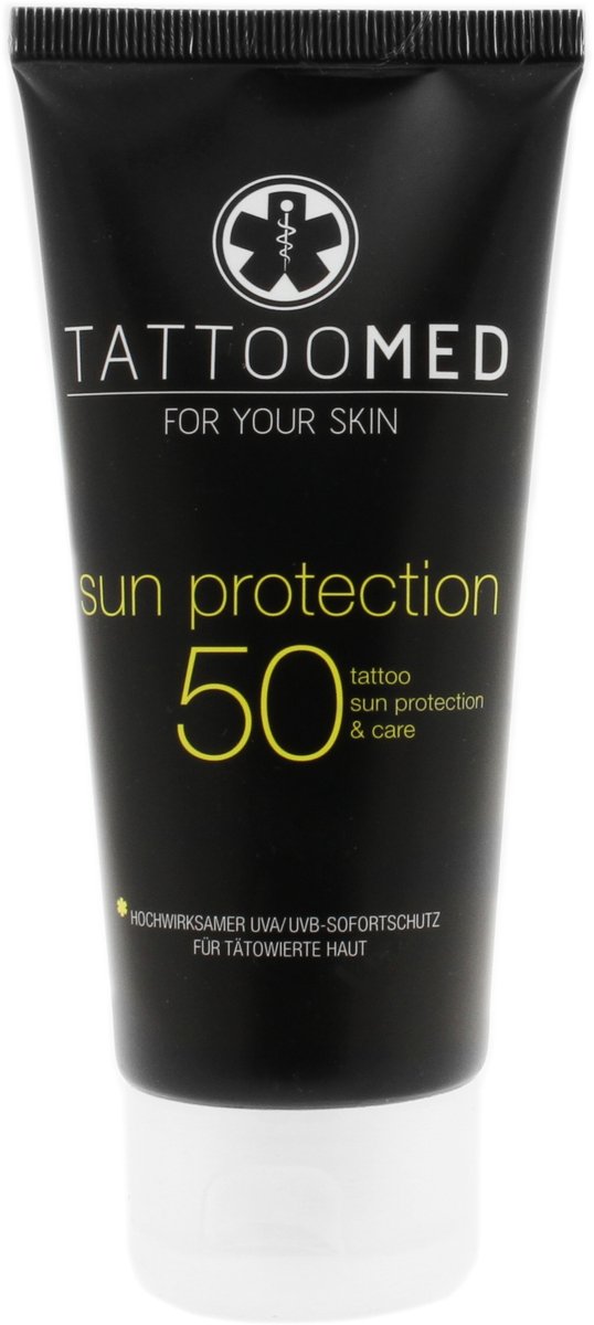 TattooMed - Sun Protection - SPF50 - Zonnebrandcreme voor getattoeëerde Huid - 100ml