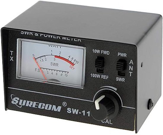 SWR Vermogen Meter - Antenne Tester - Radio Controle - 3 Functie Meter - 84 x 59 x 52mm - Zwart — afbeelding 5