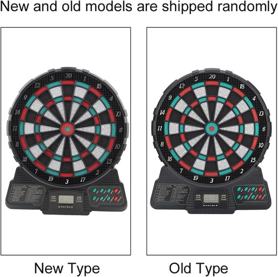 Elektronisch Dartbord - Dartset Thuis - Entertainment Kantoor - Automatisch Scoren - 31x37x2.5 cm - Zwart van Merkloos — afbeelding 3