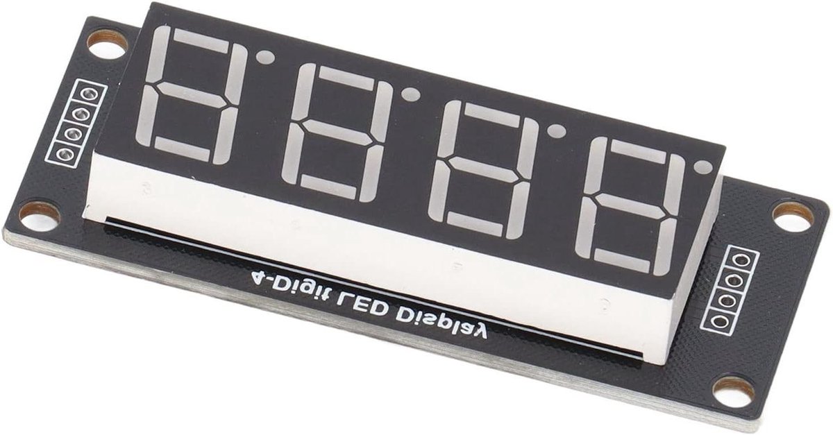 Digitale Display Module - LED Segment Display - Projecten Sturen - 4 Bits 7 Segment