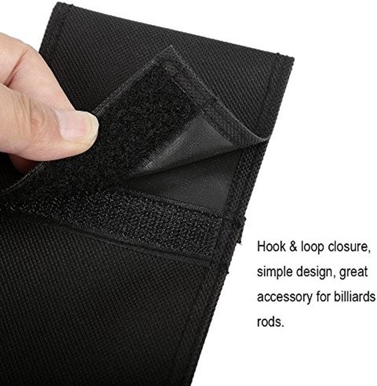 Dailygoods- Pool Cue Bag - Duurzaam Nylon - Billiard Stick Beugel - Verstelbare Draagriem - Bescherming tegen Stof/Scratch - 1/2 Type - Billiard Tas van Dailygoods — afbeelding 4