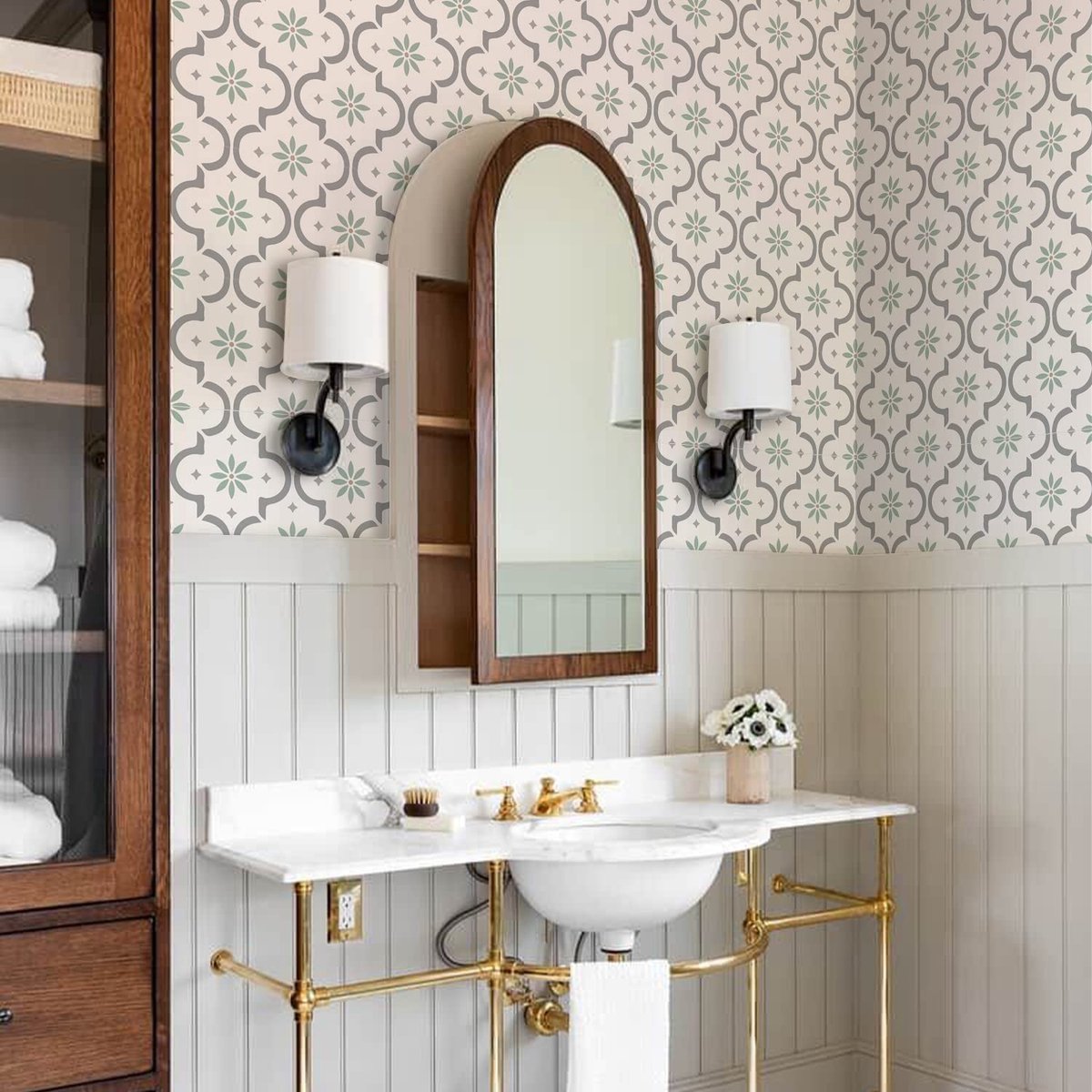 Dailygoods- Tegelsticker 12 Stuks - Zelfklevende Tegels - Wanddecoratie Keuken - Wanddecoratie Badkamer - Waterdicht - Eenvoudig te Plakken