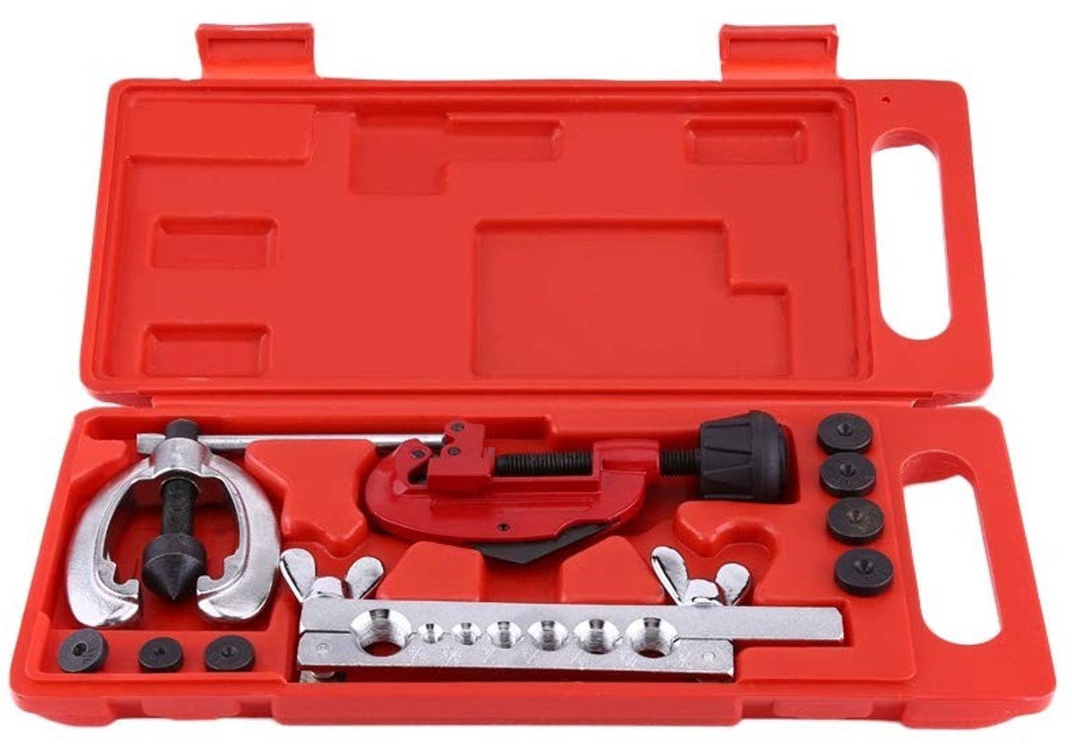 Dailygoods- Pijpaffakkelset Hoogwaardig Staal - Multifunctioneel Gereedschap - Felsgereedschap - Buizensnijder - Opbergkoffer - Stevigheid en Duurzaamheid - Fakkelset