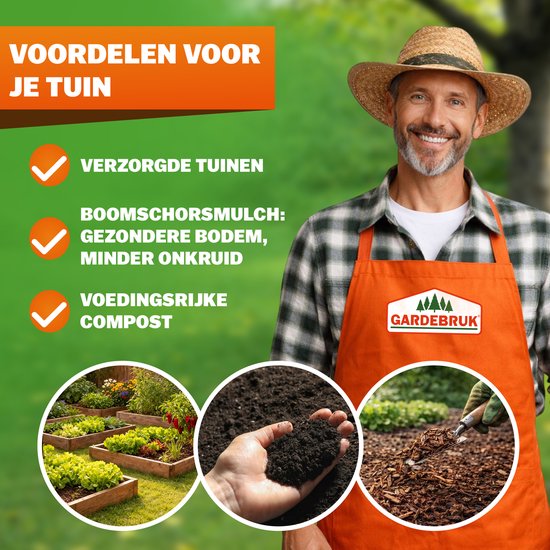 Gardebruk Hakselaar - Elektrisch 3100W 45mm Takdikte 60l - Groen van Gardebruk — afbeelding 3