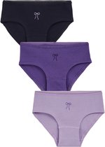 WE Fashion Meisjes 3-pack onderbroeken met print