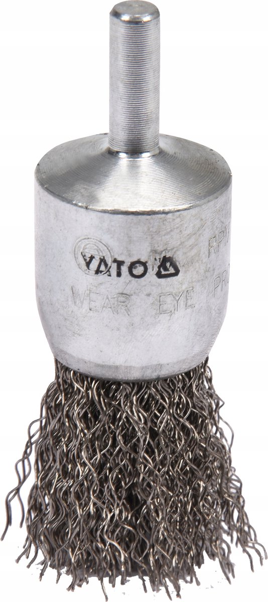 Yato Inox Draad Borstel 25mm met Schacht voor Metaalbewerking