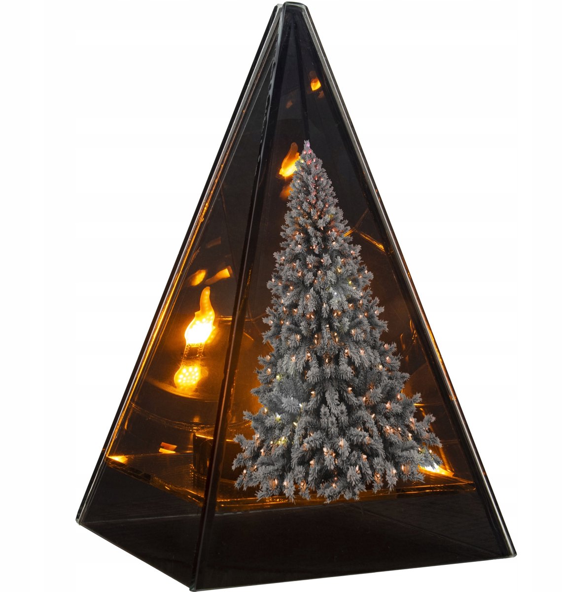 LED Graf Lampion Kerstboom Vlam Effect - 20cm