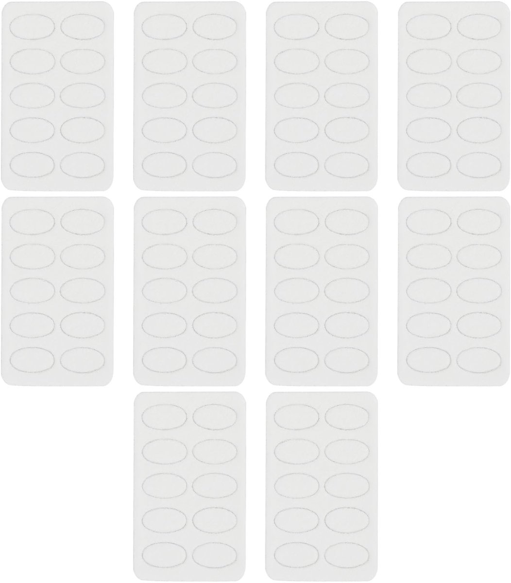 Dailygoods- Nagelriemduwer - 100 Stuks Schuurpapier Set - Zelfklevend Fijn Schuurpapier - Ovaal 100 Grit - Hygiënisch en Eenvoudig Vervangen - Voor Manicure/Pedicure