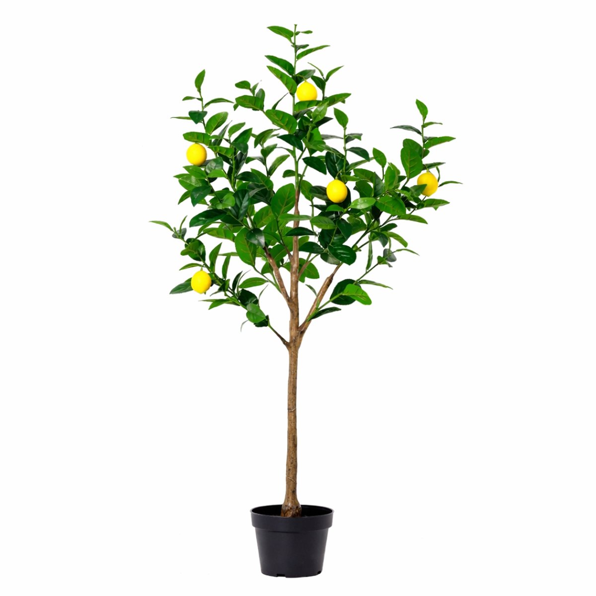 Trendyplants - Kunst Citroenboom - Citroenboom - Kunstplant - Hoogte 150cm - Potmaat Ø19cm
