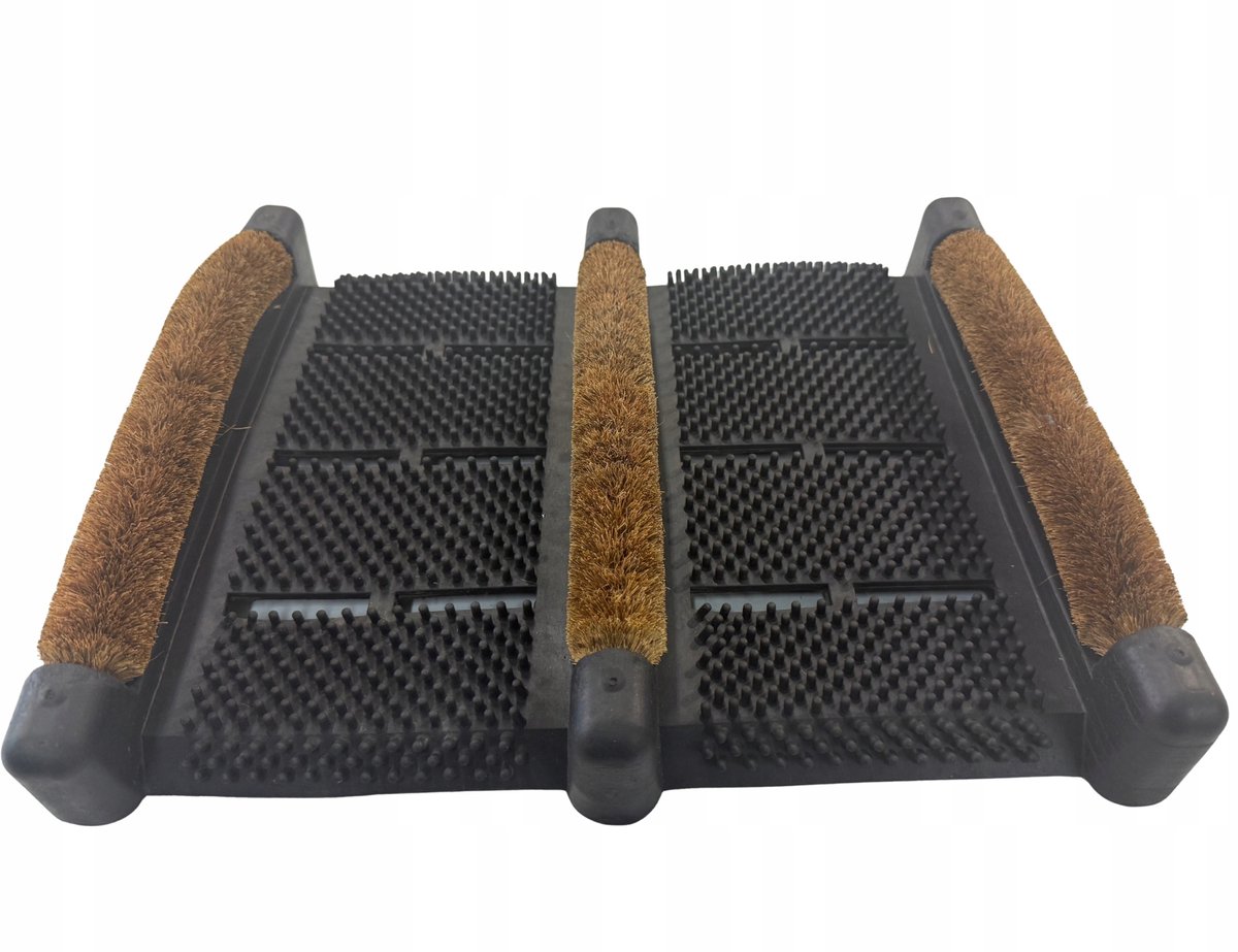 Stevige Kokos & Rubber Schoenborstelmat - 40x32cm
