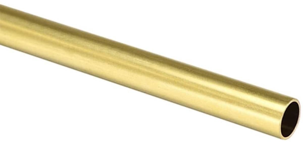 ZEYNOMAX- Koperen Buis 300mm Lengte - Naadloze Pijp - Messing Buis - 19mm OD - 2mm Wanddikte - Lichtgewicht en Duurzaam - Messingbuis