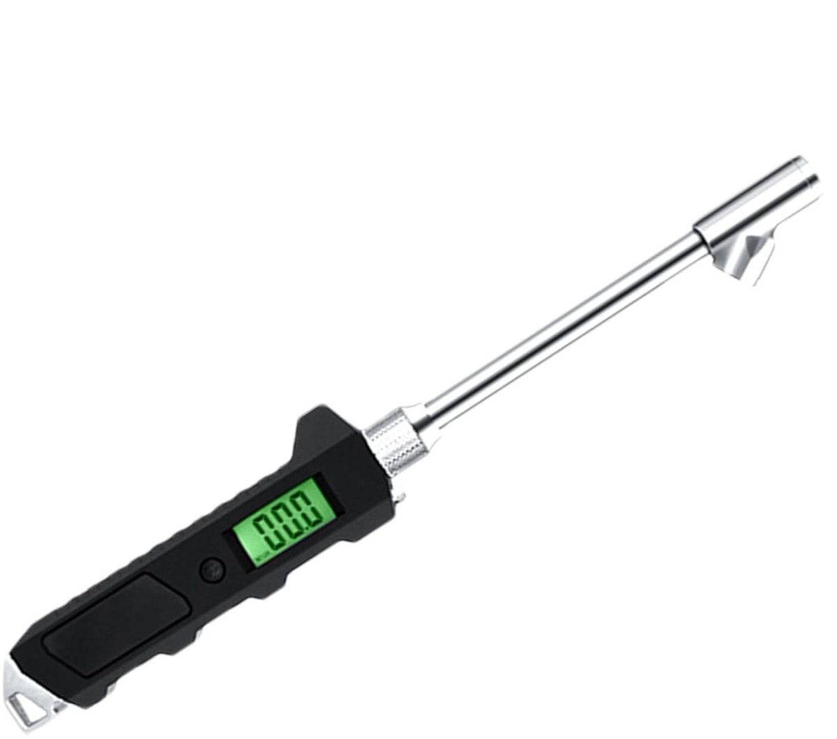 Bandenspanningsmeter - Luchtdrukmeter - Veilig Rijden - Dubbel Hoofd - 0-230 PSI - Zwart