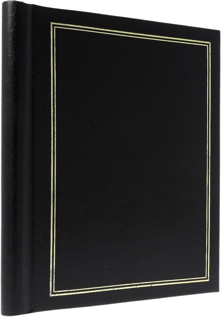 Klassiek Zwart Fotoalbum 40 Pagina's met Magneetfolie - Personaliseerbaar