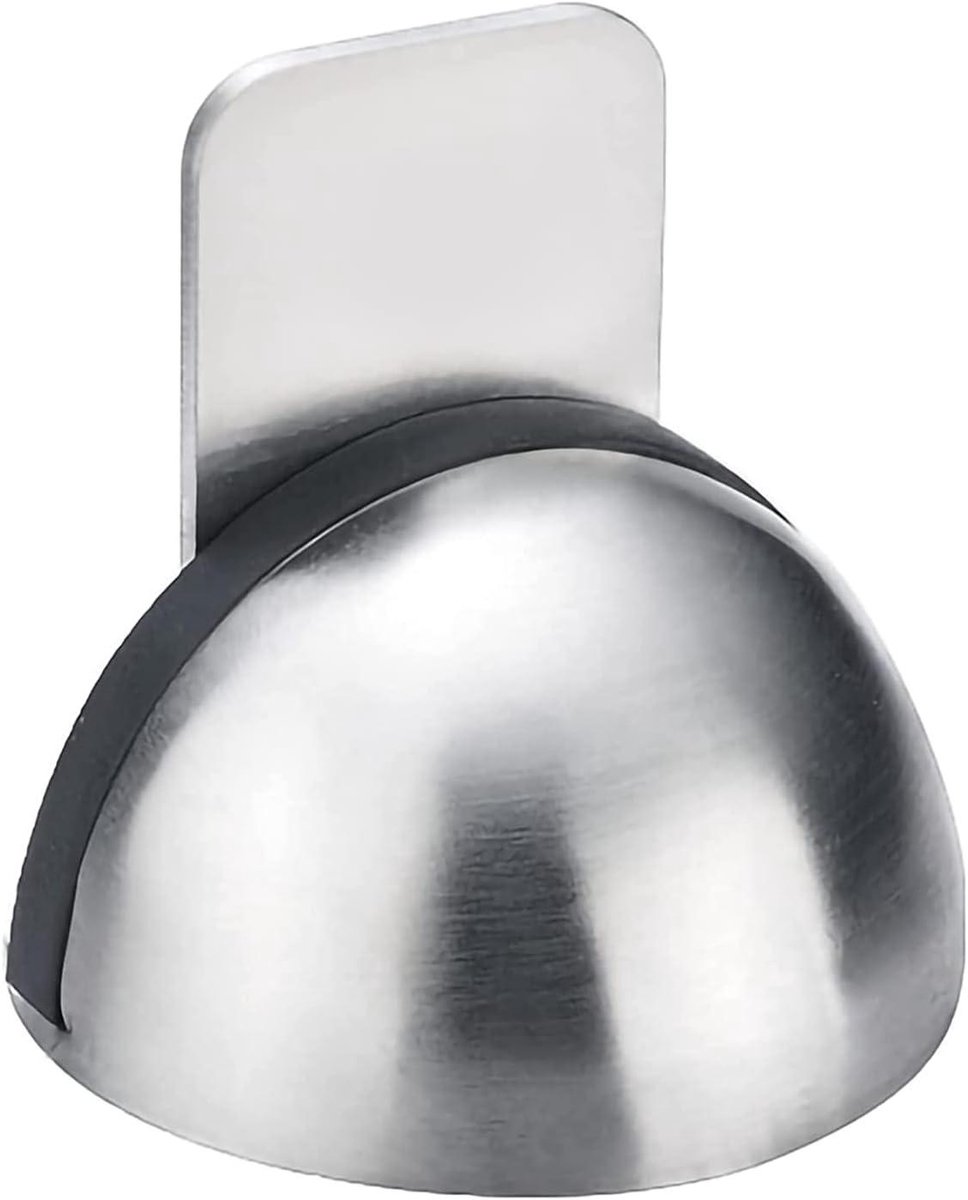 Deurstopper - Deurvanger - Deur open houden - Sterke magneet - 1 stuk - Roestvrij staal