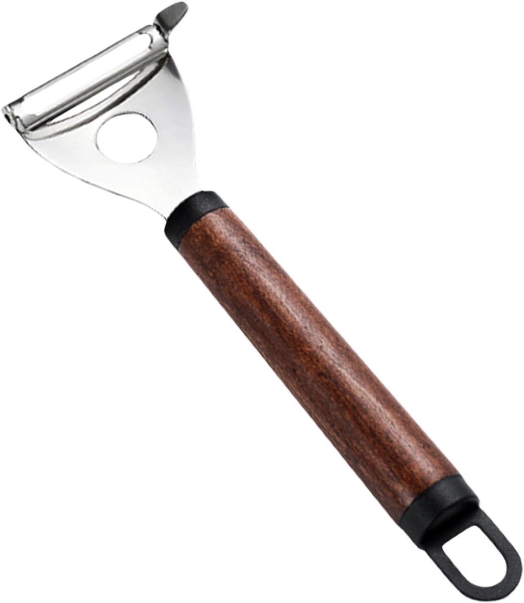 Handmatige Eierklopper - Keukengereedschap Mixer - Eieren Mengen - Houten Handvat - 18.6 x 6.8 cm - Niet gespecificeerd