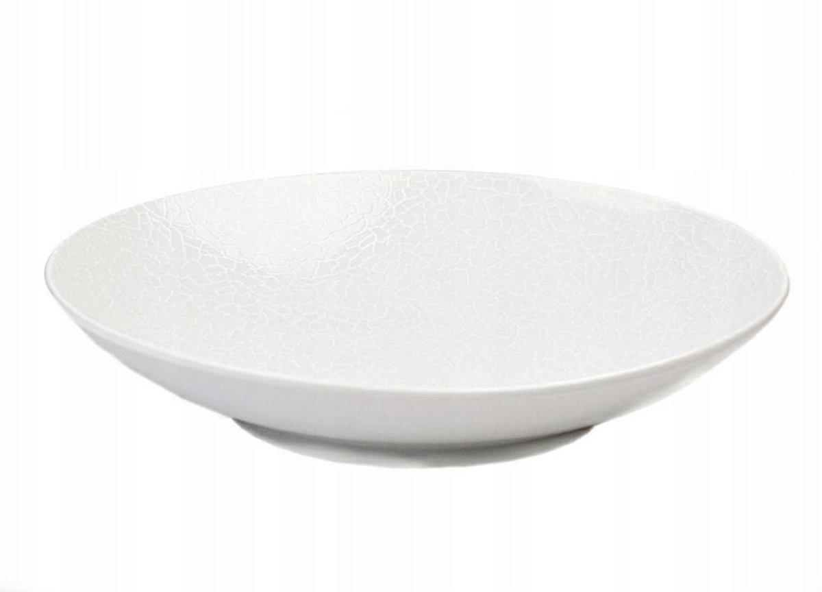 Bogucice Zina Wit Diep Bord 22 cm - Stijlvol en Duurzaam